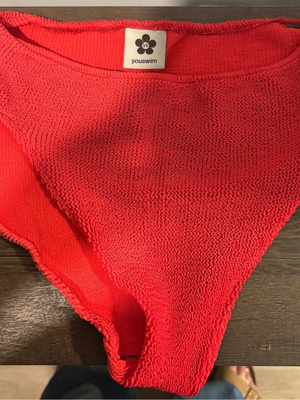 YouSwim x Lisa Says Gah! Aplomb Two-Piece Swimsuit Pimento Red Stretch I - Picture 7 of 12